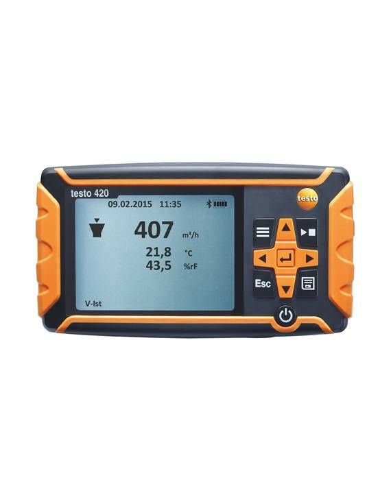 Testo 420 - Differential pressure measuring instrument